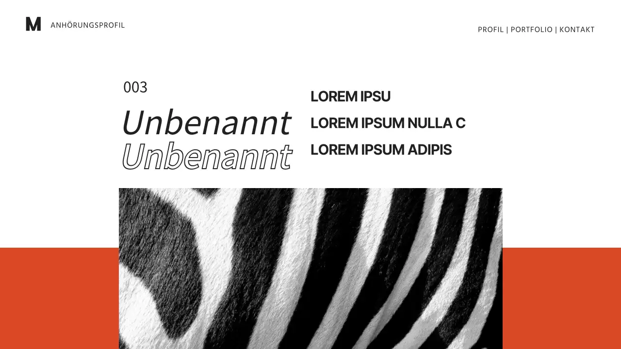 Portfolio Unterhaltung