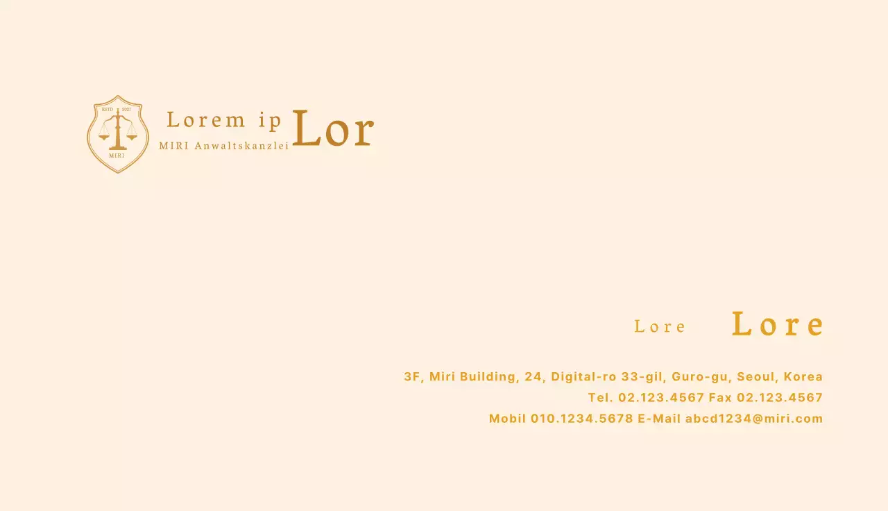 Anwaltskanzlei Beige