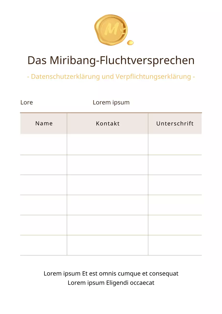 Escape-Room-Warnungen und -Versprechen in braunem, altem Briefpapier.