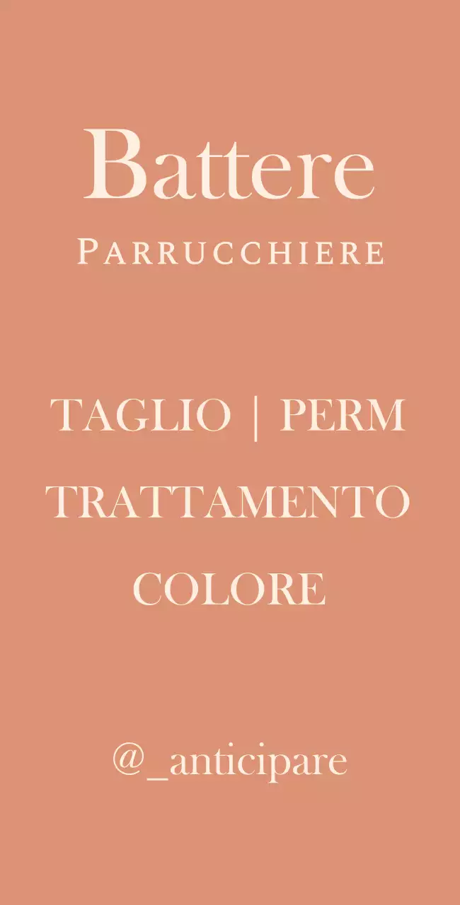 Insegna di un salone di parrucchieri con titolo in inglese su sfondo rosso attenuato