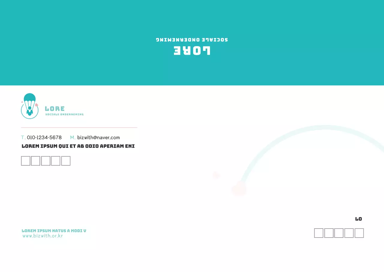 blauw logo schoon non-profit bedrijf