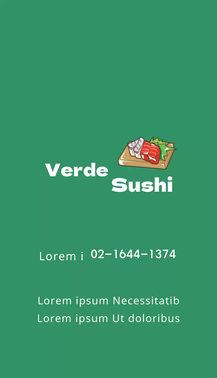 Sushi verde