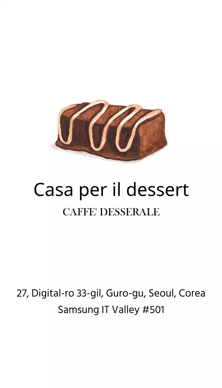 Dessert della casa