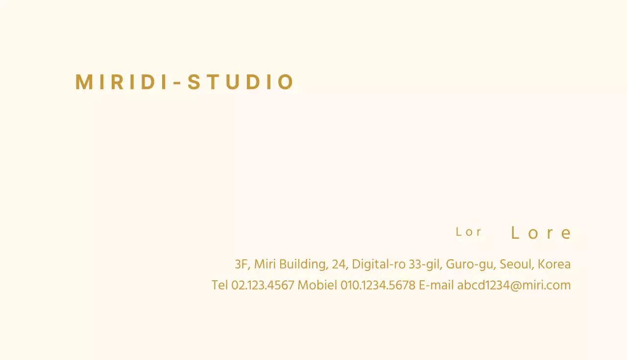 Beige Rand Cirkel Studio