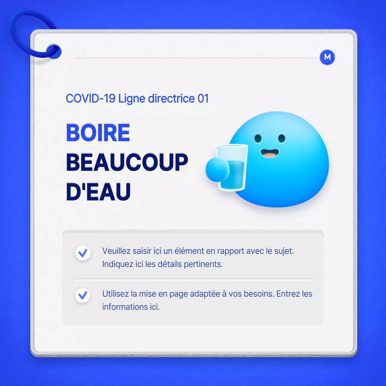 Un guide soigné des soins à domicile avec un concept de carte bleue