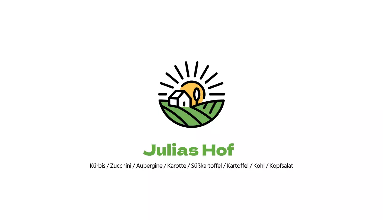 Grüne Illustration Neat Farm