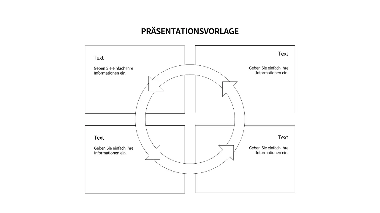 Einfache schwarze Formen
