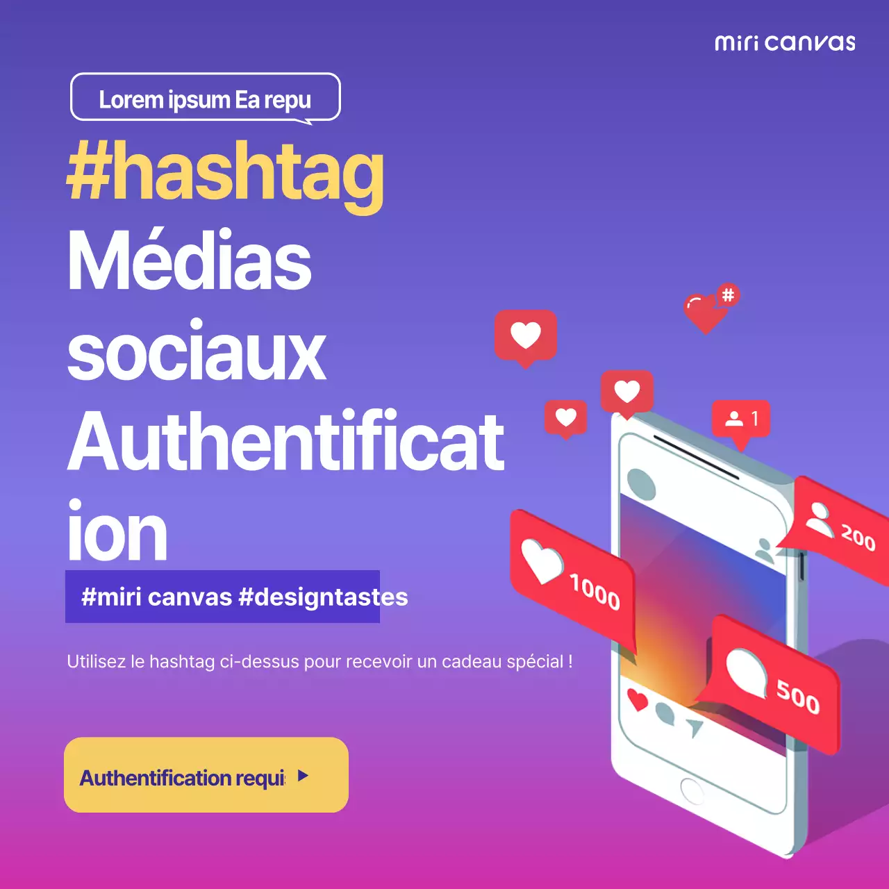 Un guide propre, violet et blanc sur l'authentification des événements par hashtag dans les médias sociaux