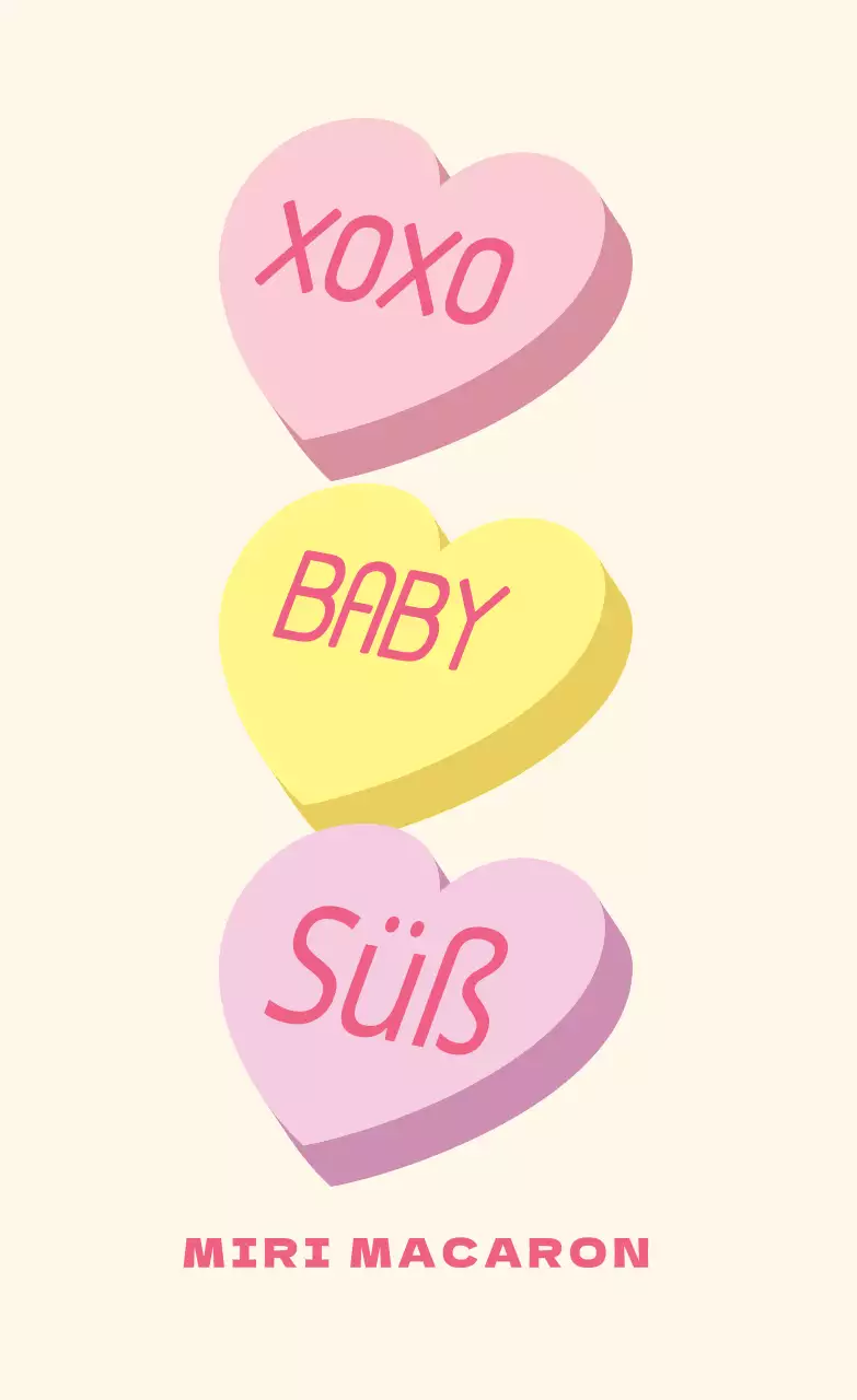 Niedliches Cafe-Etikett mit rosa Illustration