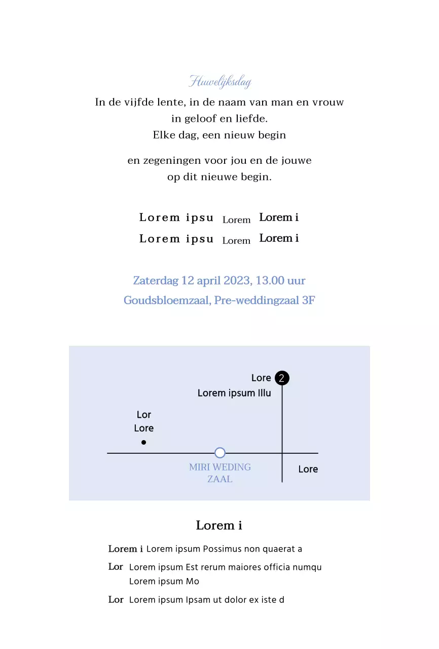 Huwelijksuitnodigingen in wit en eenvoudige frames