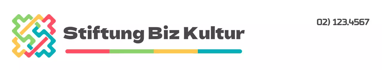 Bunte traditionelle koreanische Glyphen und Symbole Logo-Stil Cultural Foundation Förderung und Verkauf