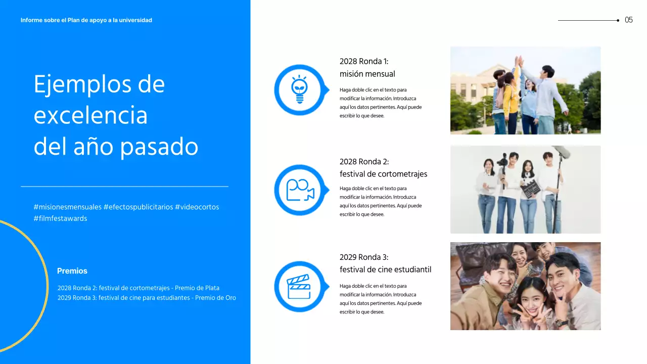 Presentación del plan de operaciones de los simpatizantes de la generación MZ de estudiantes universitarios azules y amarillos