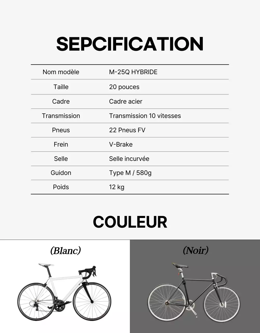 Manifestation cycliste sur fond gris et lignes épurées