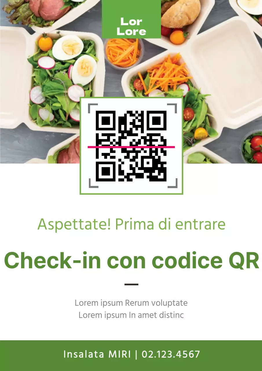 Check-in con codice QR