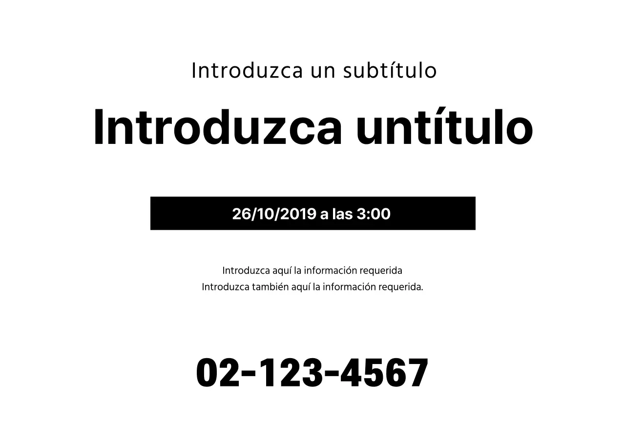 Texto del título simple transparencia