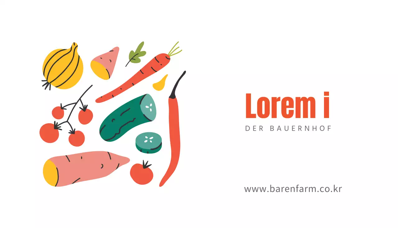 Weiße Illustration aufgeräumter Bauernhof