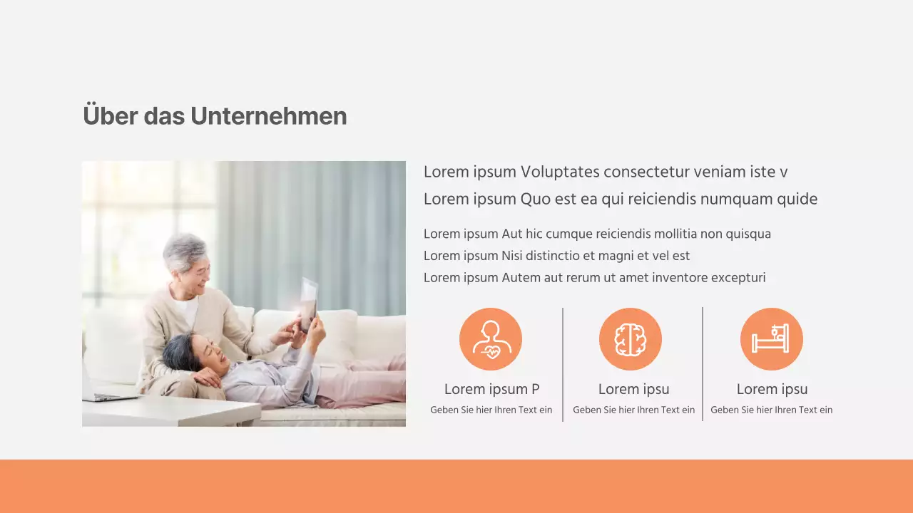 Orange und Türkis Preneed Life Insurance Non-Renewable Silver Health Insurance Angebot Produkteinführung Angebotsberatung