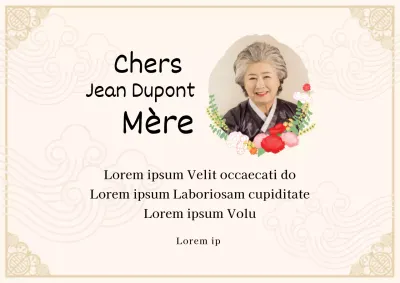 Beige Illustration Lyrique Happy Birthday Celebration