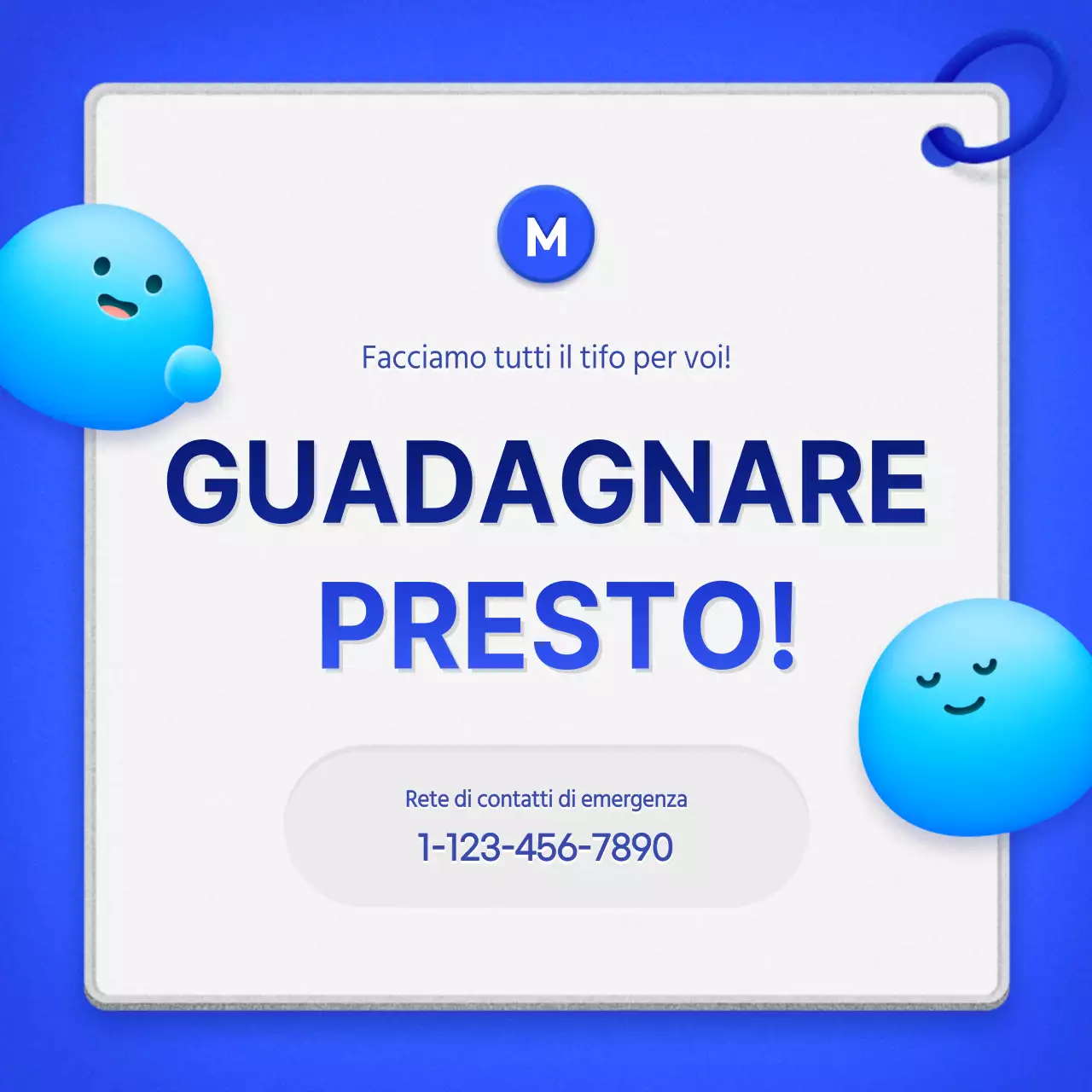 Una guida ordinata per l'assistenza domiciliare con un concetto di cartellino blu.