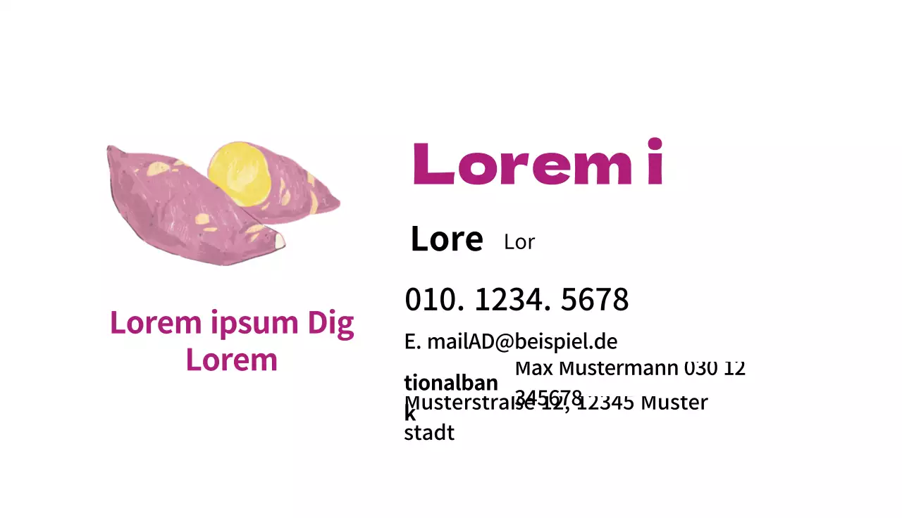 Niedliches Bauernhaus mit rosa Illustrationen