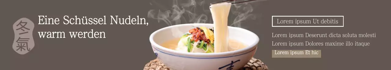 Schüssel mit Nudeln Menü Ereignis