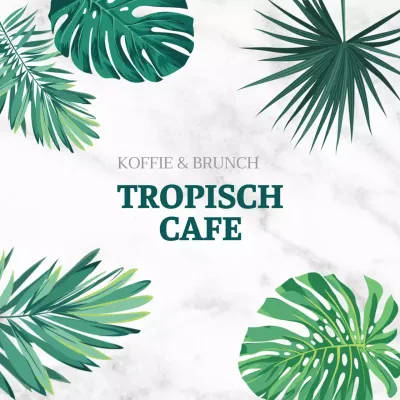 Palmboom Sticker_Rond