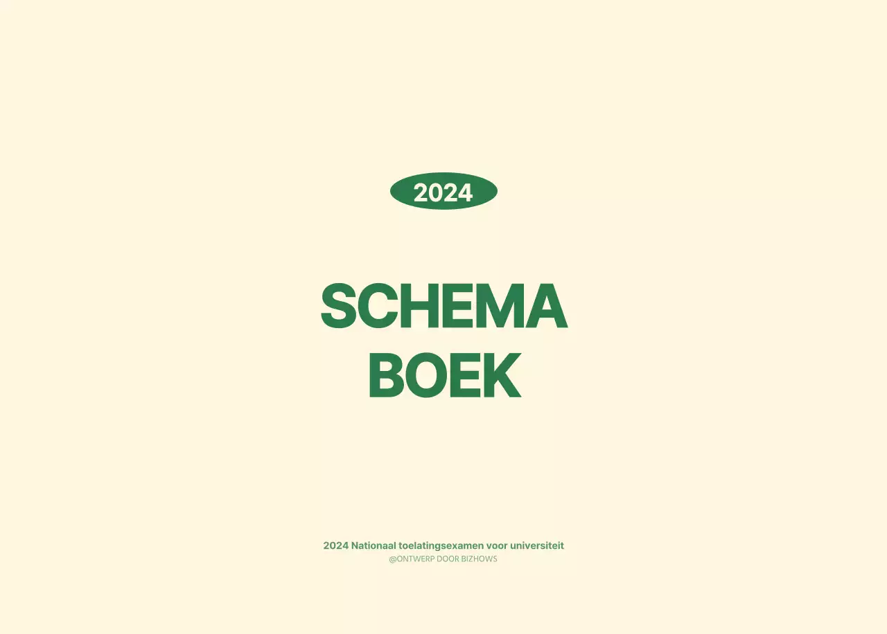 SAT D-day notitieblok concept wandkalender in groen en lichtgeel