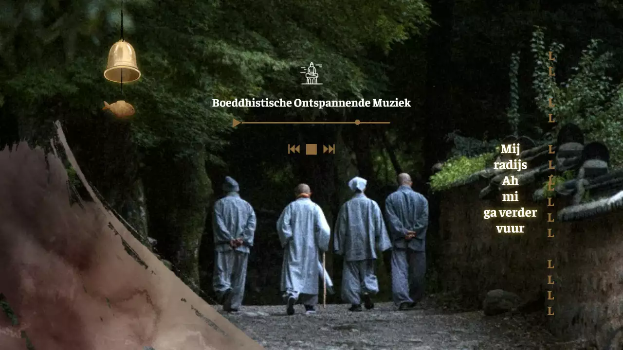 Thumbnail met donkergroene bos rustgevende foto achtergrond