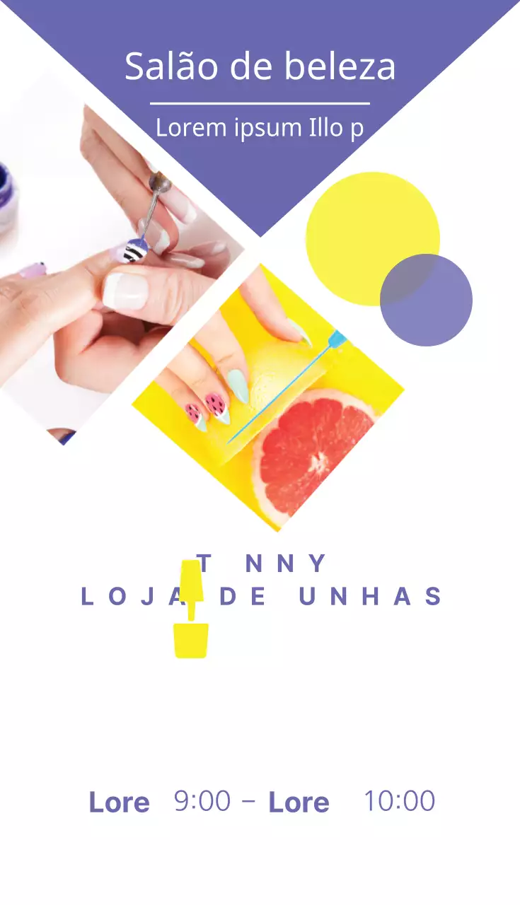 Pequena loja de unhas
