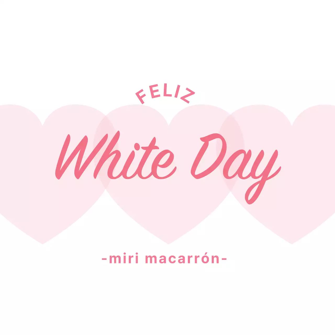 Bonitas etiquetas de día blancas con ilustraciones rosas