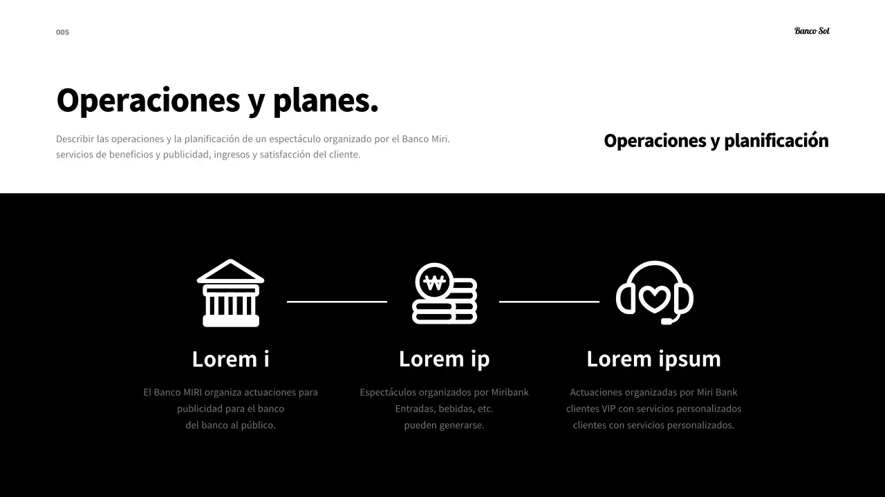 Un sencillo setlist de festival en blanco y negro