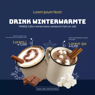 Winter Nieuw Menu Evenement