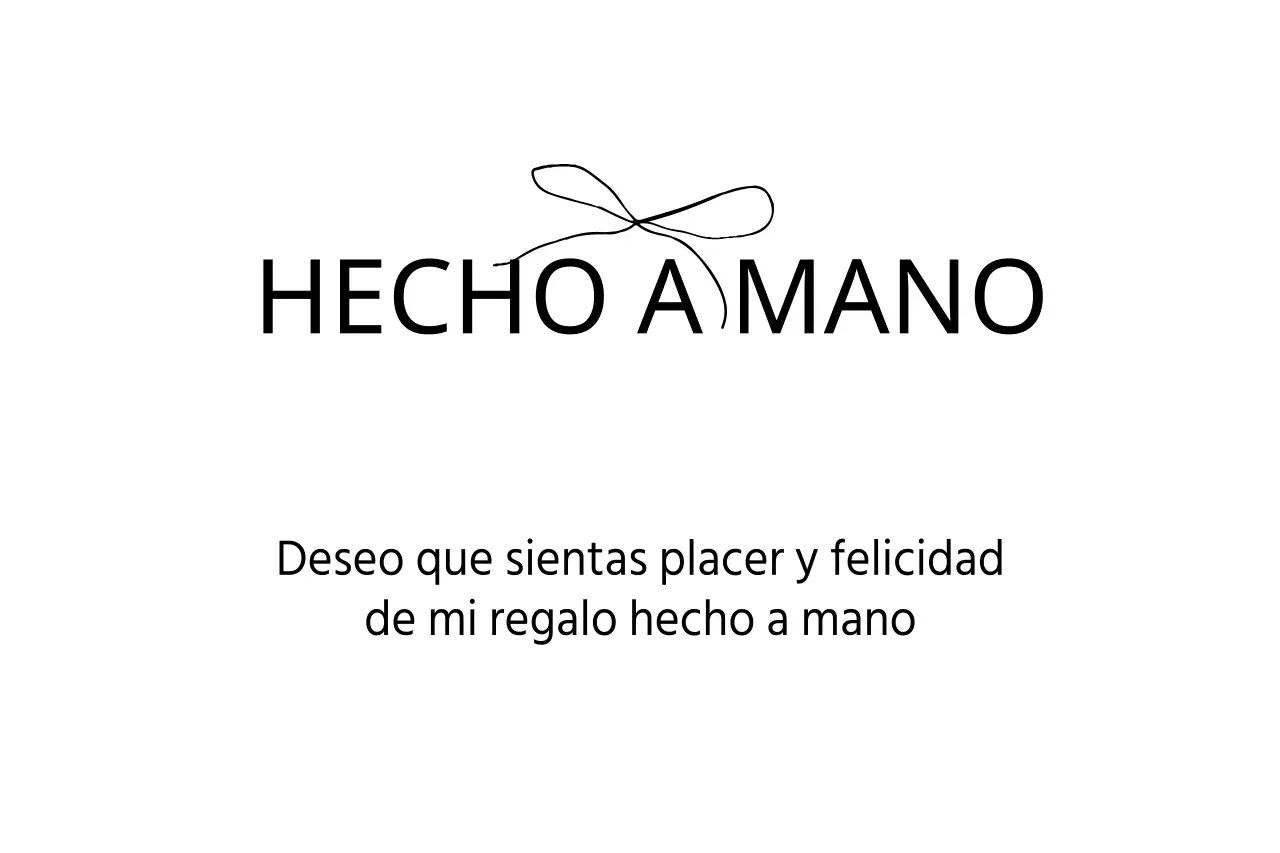 HECHO A MANO