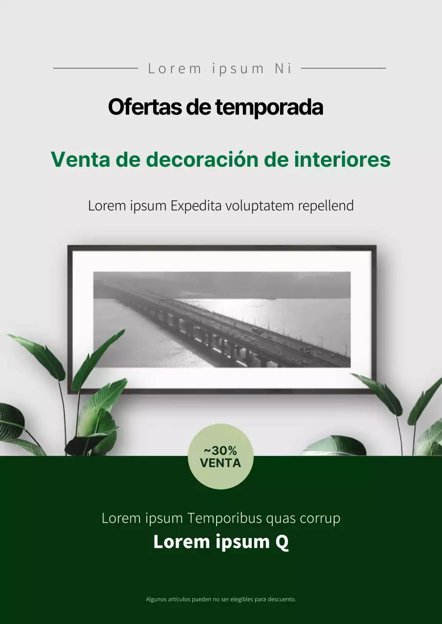 La fotografía ecológica destaca el mobiliario limpio Promocione su evento