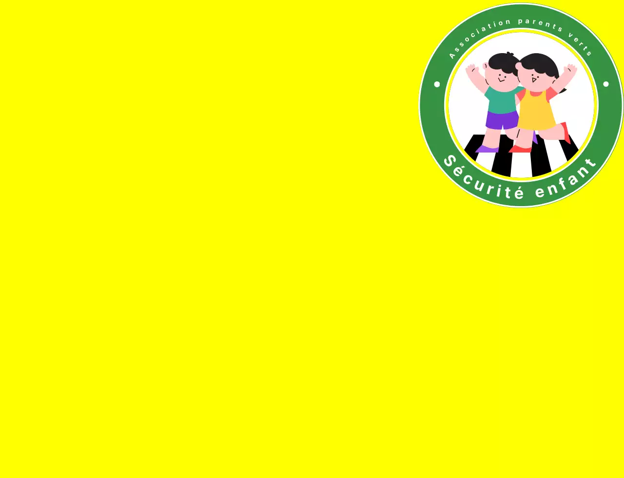 Gilet des parents avec le logo vert et coloré de l'Association des parents d'élèves.