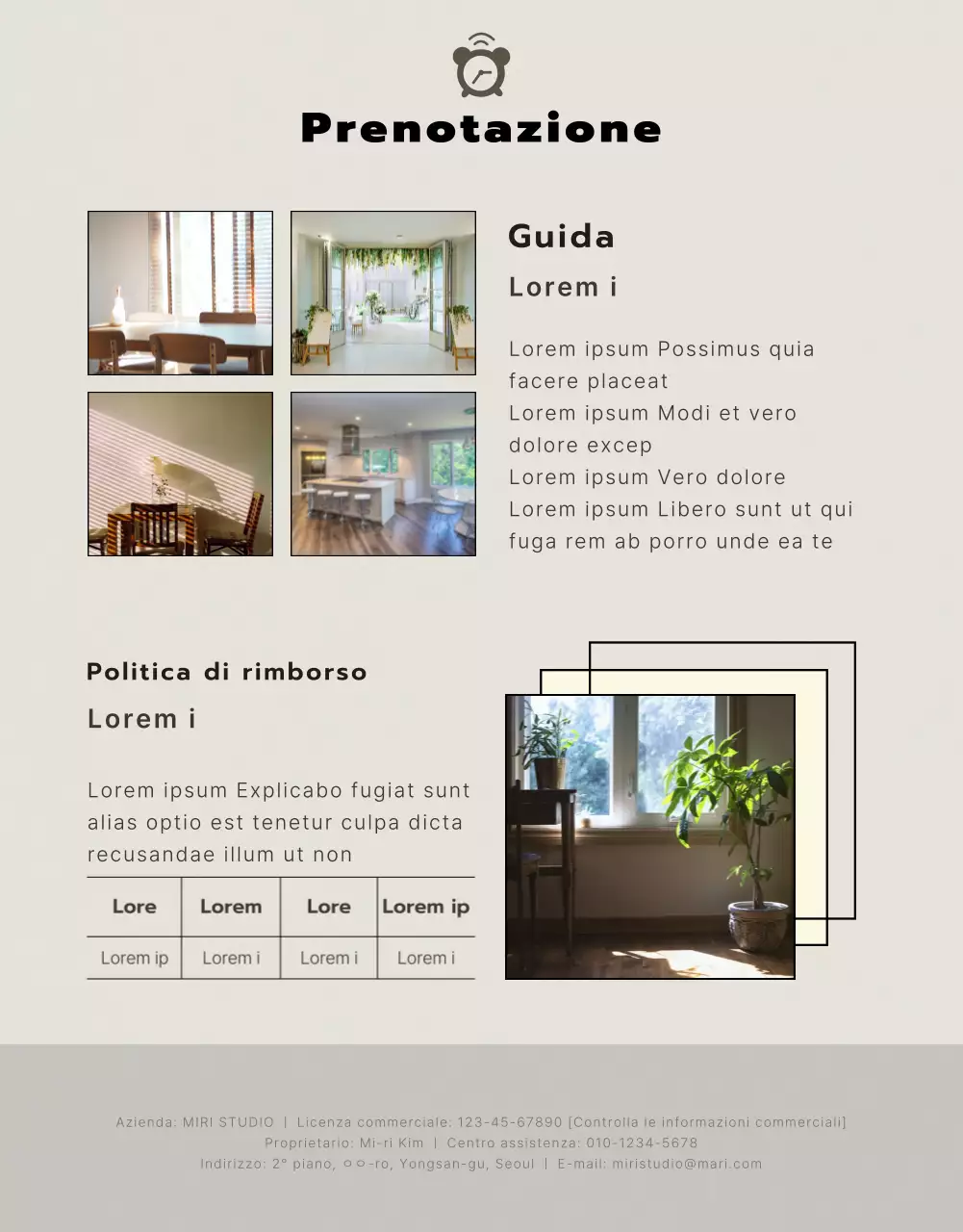 Per saperne di più sugli affitti di monolocali nei toni del nero e del beige