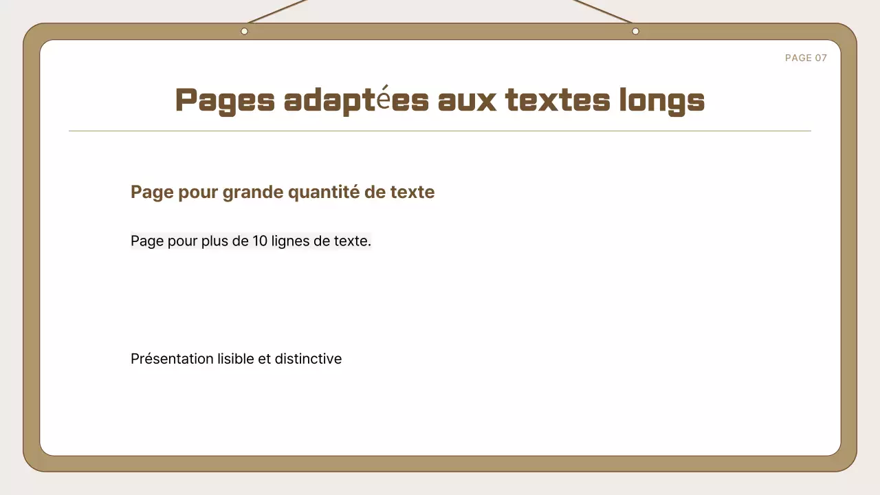 Guide de la présentation Beige Simple