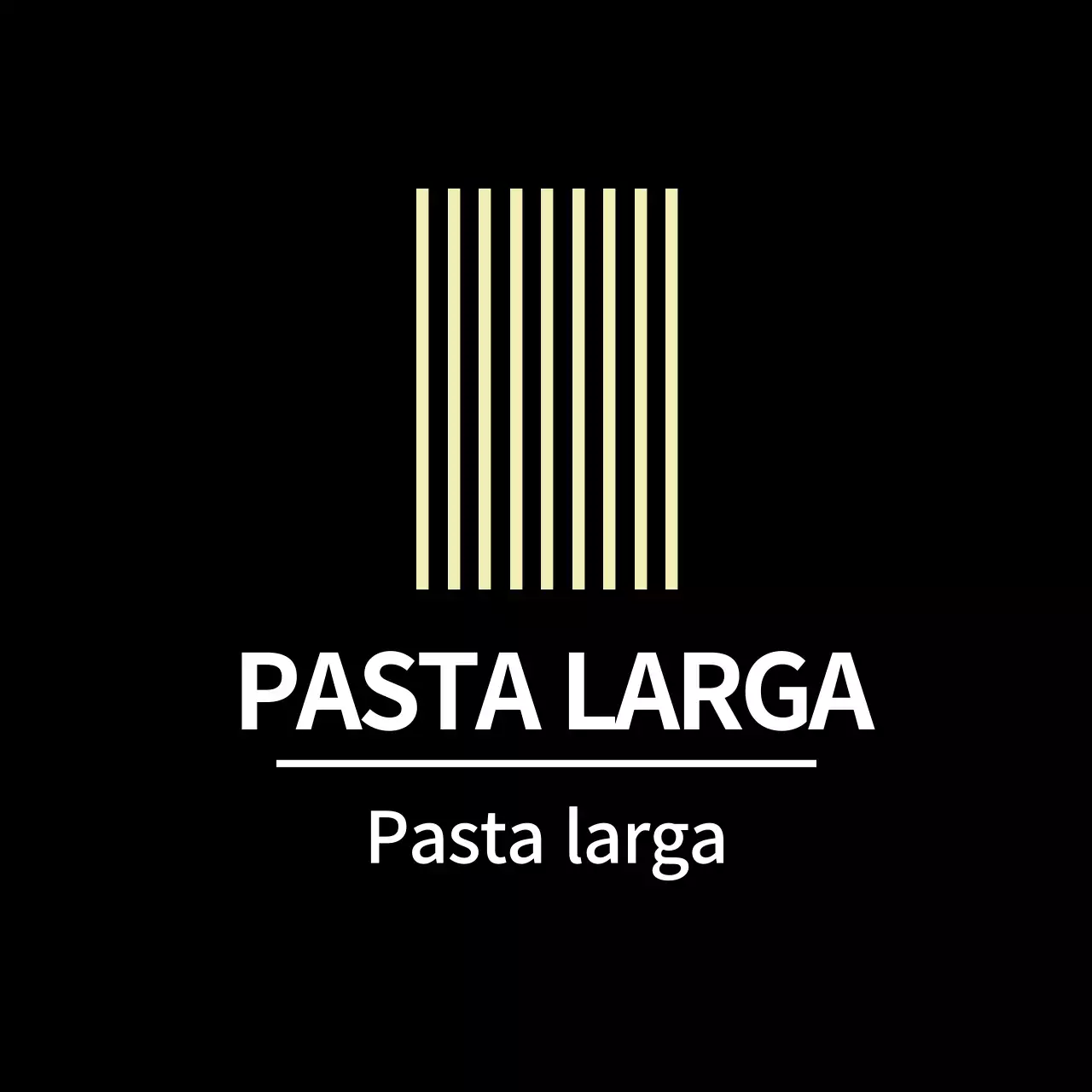 Pegatina de pasta larga para etiquetas negras de guarnición sencilla