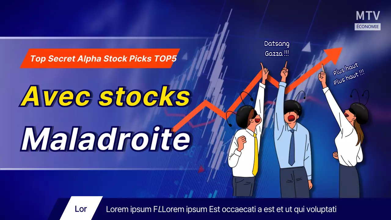 Vignette de YouTube sur l'investissement boursier avec concept d'actualité