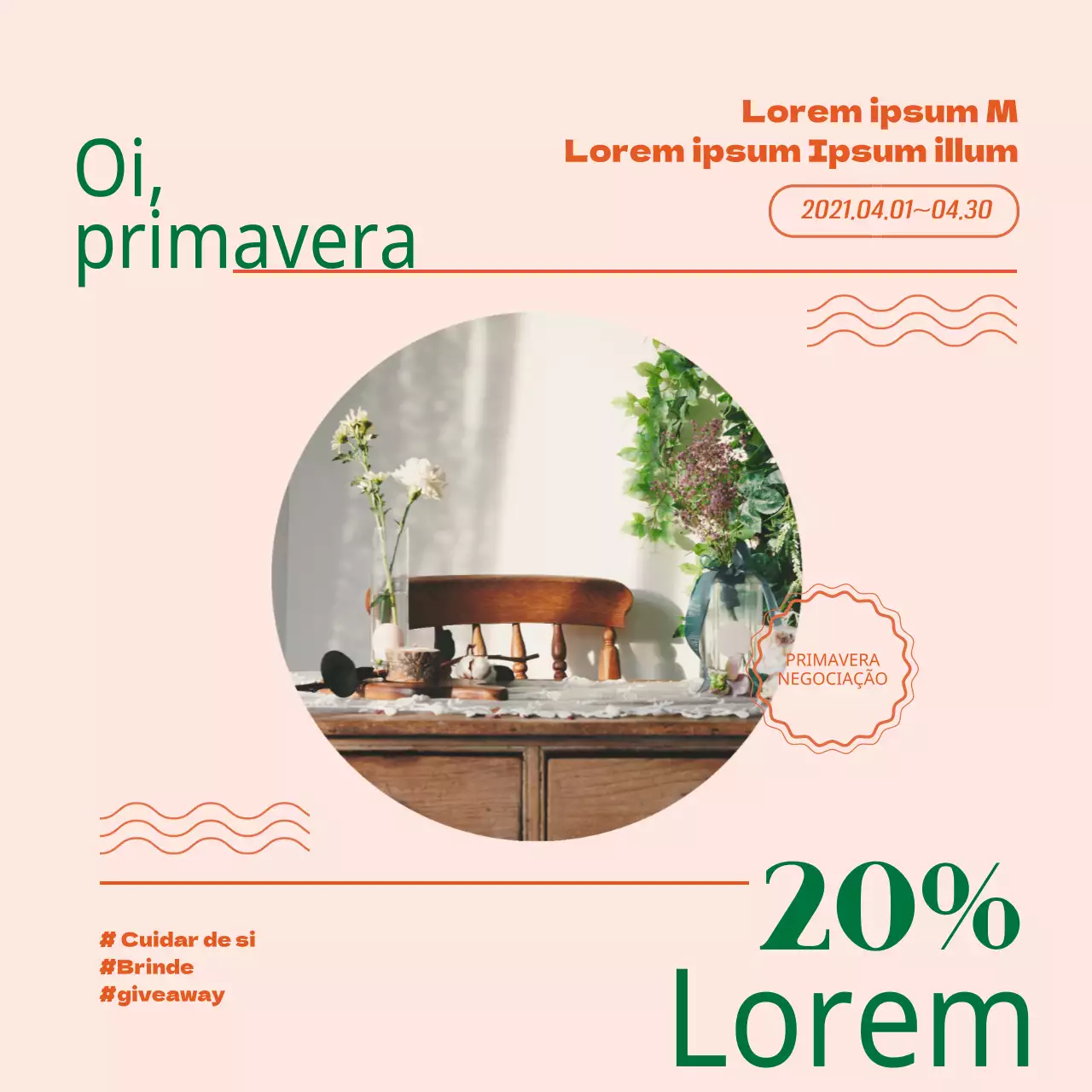 rosa verde foto destacada interior venda evento promoção