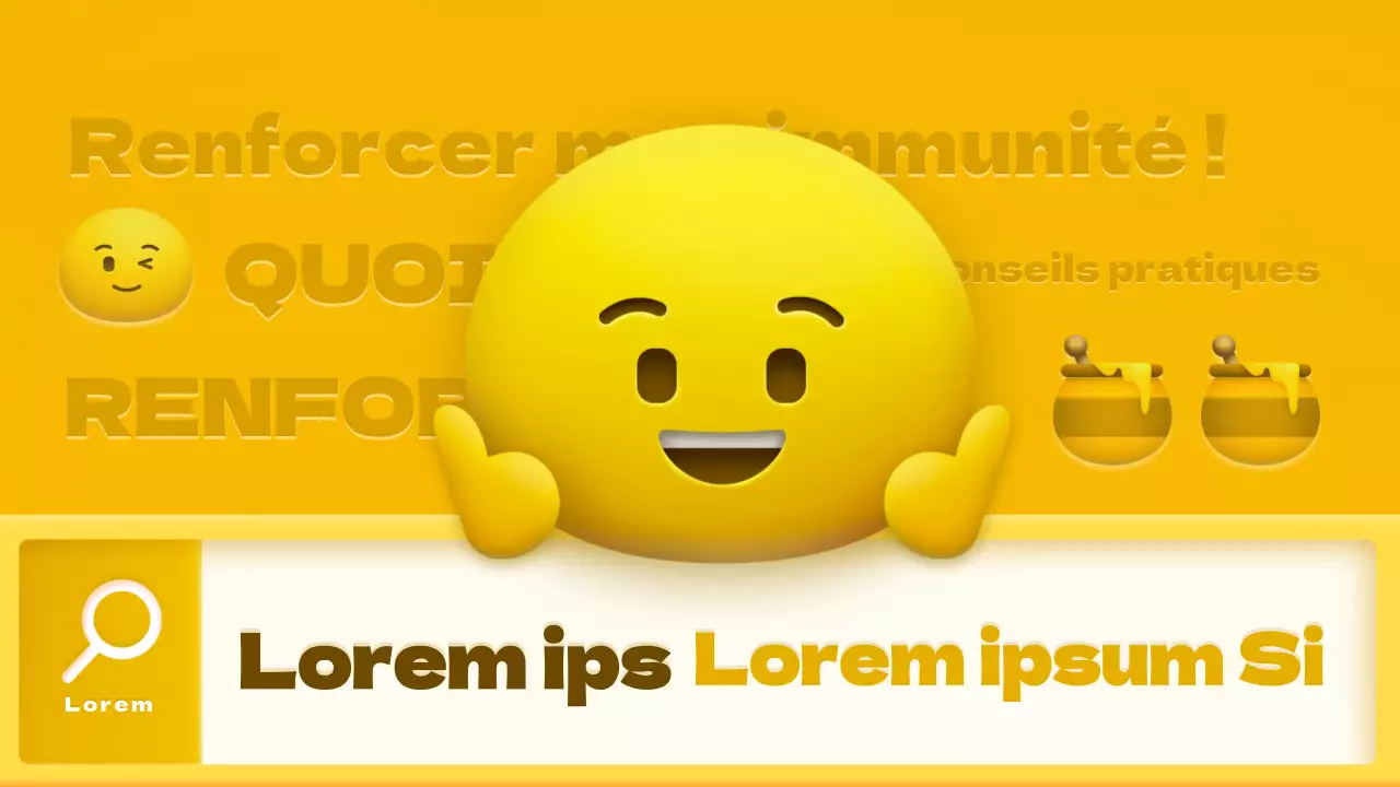 Blue Yellow Green Emoji Illustration Concept Overcoming Corona