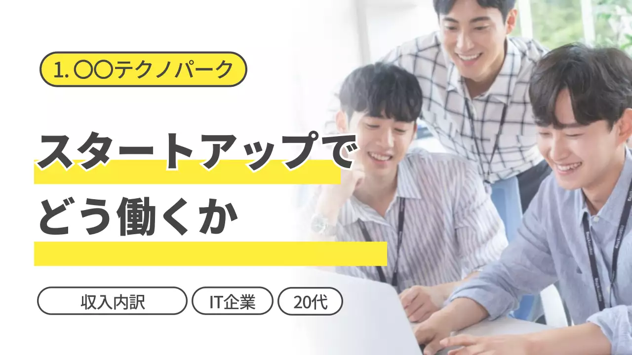 黄色 面白い インタビュー ポスター YouTube サムネイル