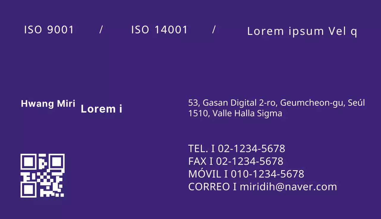 Logotipo morado Clean Business