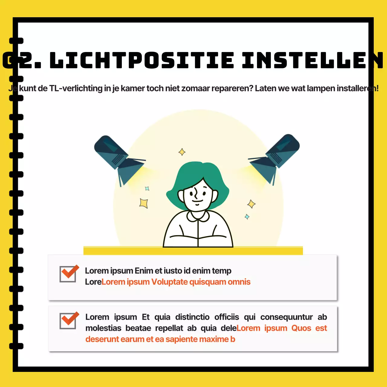 Adverteer en boek gele en witte studieruimtes voor persoonlijke interviews