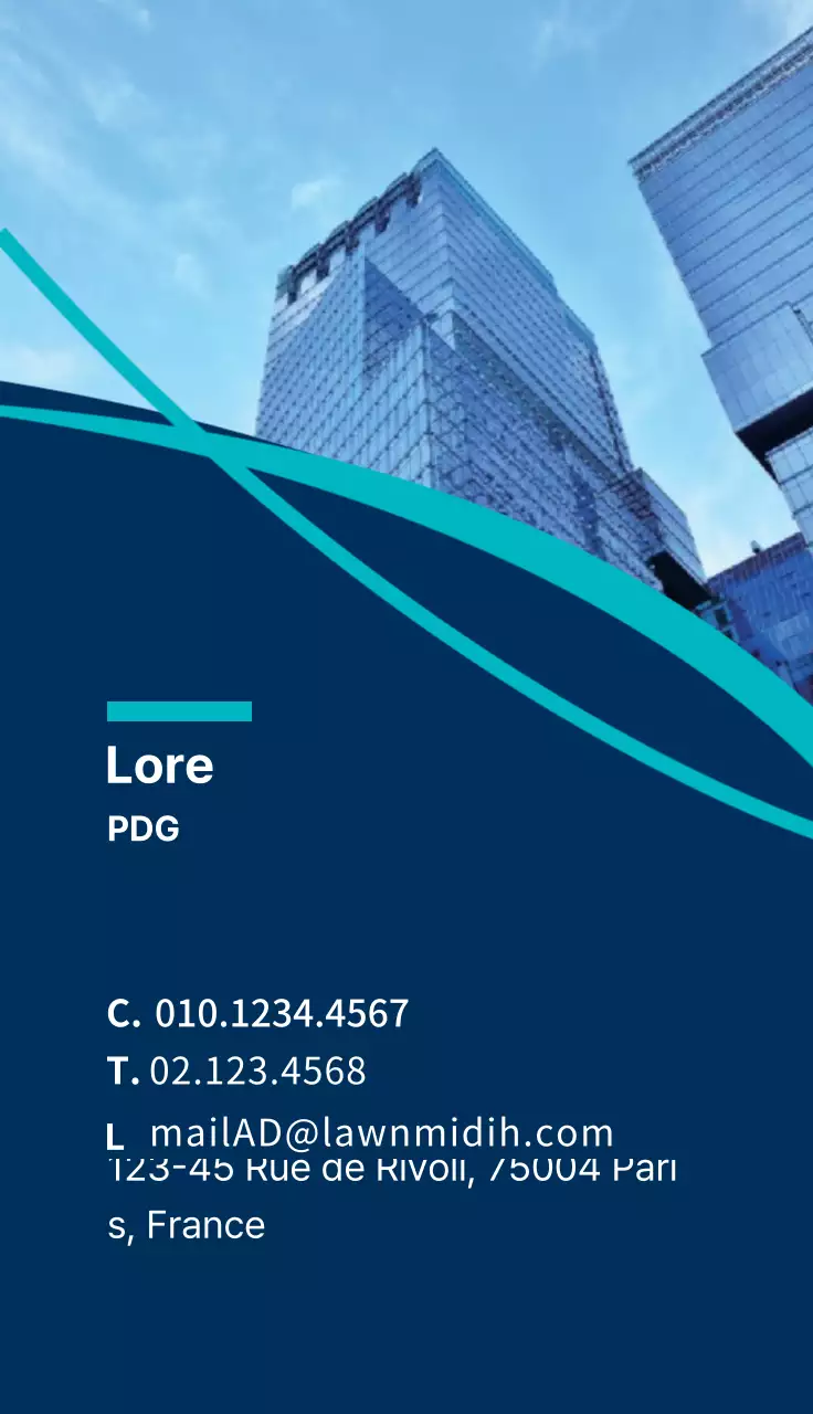 logo bleu photo propre entreprise entreprise