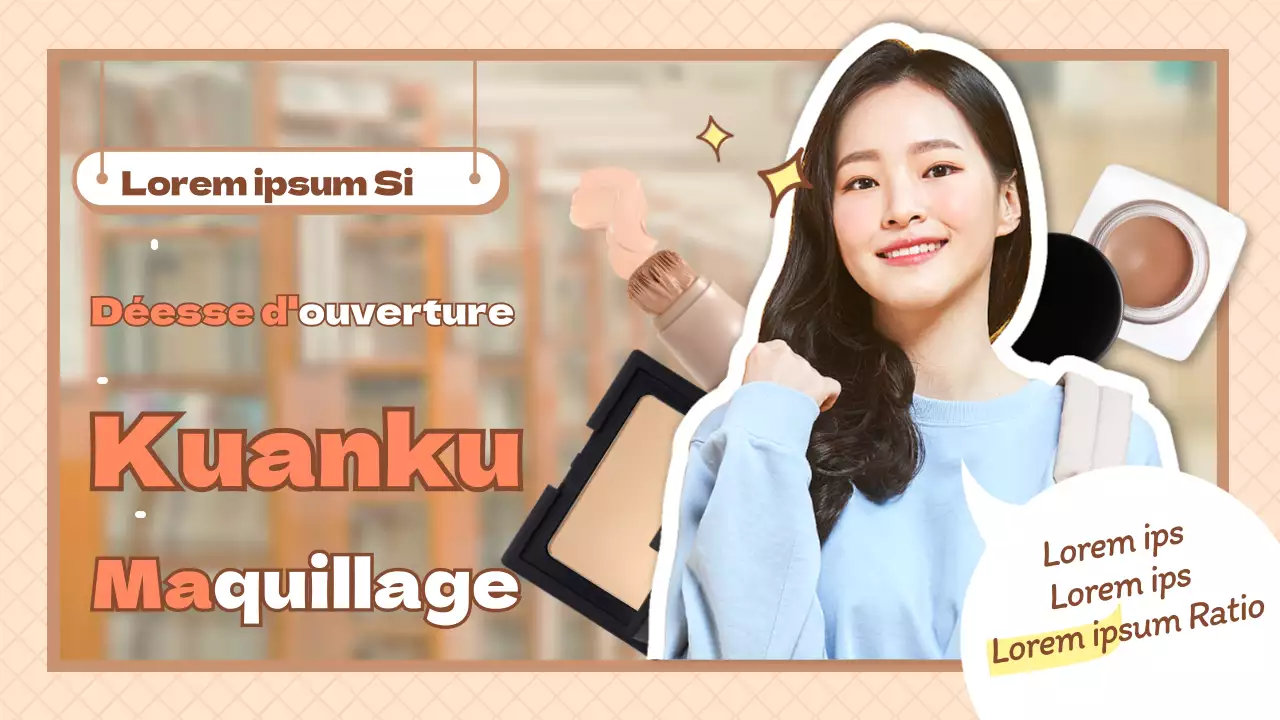 Maquillage beige et frais YouTube thumbnail