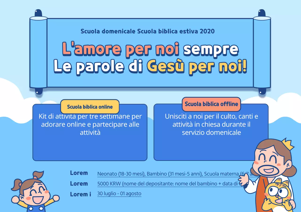 Scuola biblica estiva online