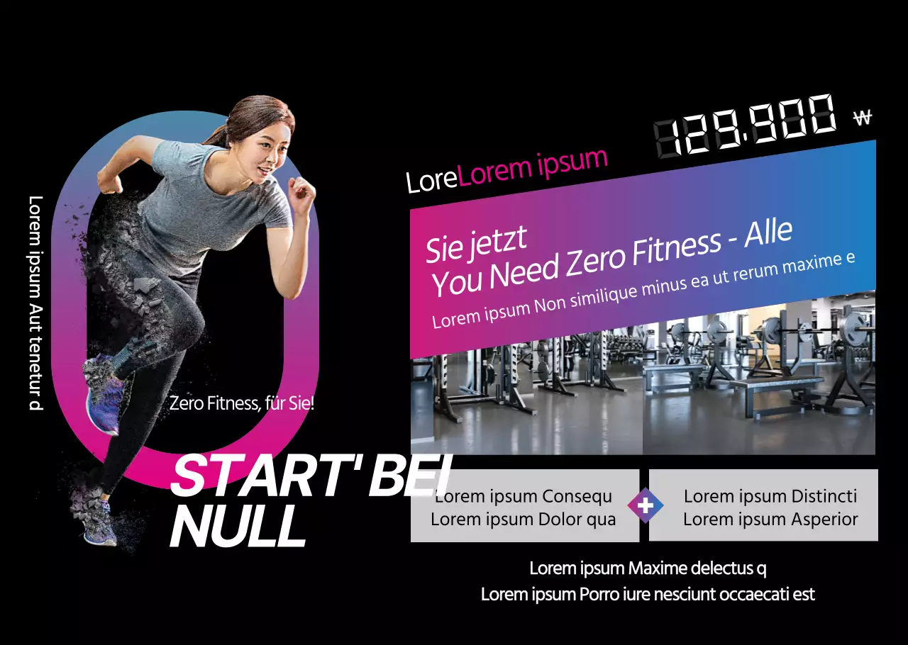 Folien für eine Kaffeekarte für ein einfaches Kaffeehaus