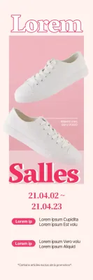 La photo rose met en évidence les bonnes affaires de chaussures de printemps