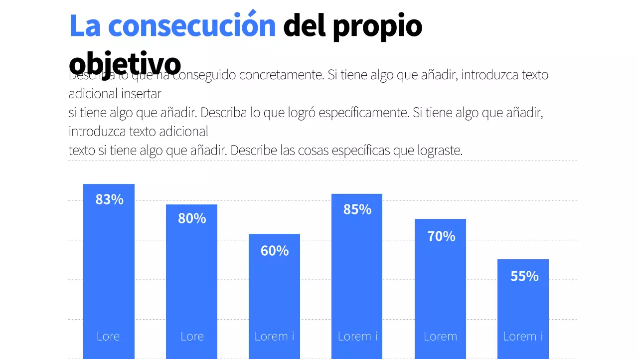 Diseñar un gráfico de barras de concepto simple y azulInfografía